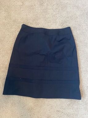 Ann Taylor Navy Pencil Skirt Size 6P NWT